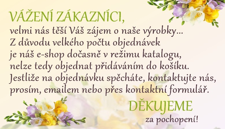 Prodloužená dodací lhůta